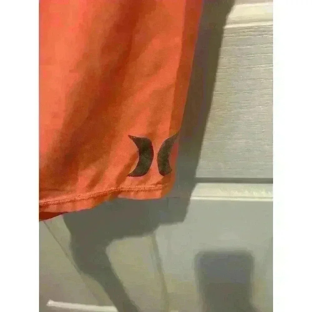 Hurley Mens Phantom Board Shorts Size 30 Orange Neon Bright - Picture 4 of 7